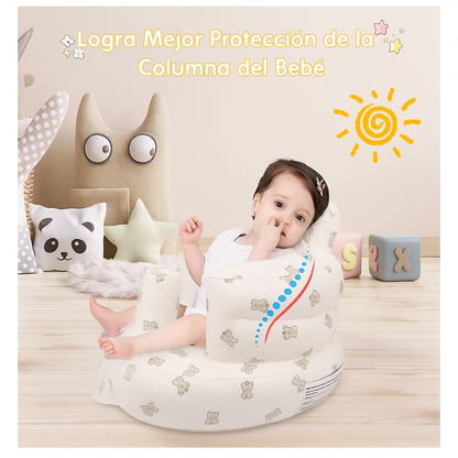“Asiento Inflable Ergonómico para Bebé ;Soporte Seguro y Comodidad Total”