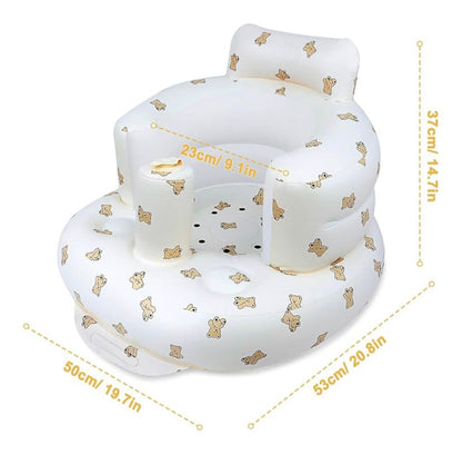 “Asiento Inflable Ergonómico para Bebé ;Soporte Seguro y Comodidad Total”